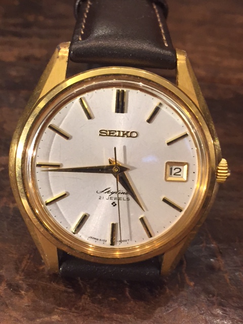 時計修理事例・セイコー・スカイライナー・手巻き・1960年代製 | 福岡 