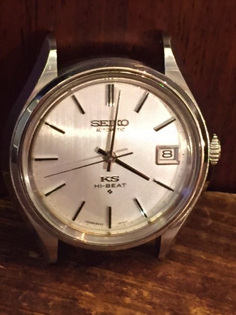 時計修理事例・５６キングセイコー・ハイビート・自動巻き・1970年代製 