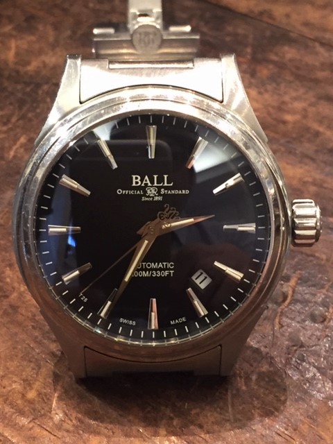 時計修理事例 Ball Watch 自動巻き 福岡市東区香椎の時計修理 アンティーク時計ならタマムシ時計宝飾店
