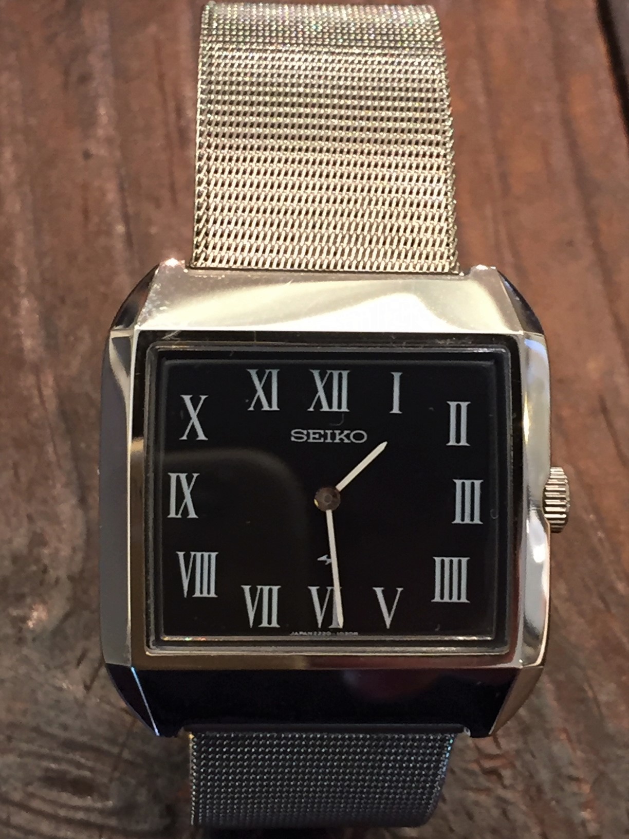 時計修理事例・セイコー・シャリオ・手巻き・1970年代製 | 福岡市東区 