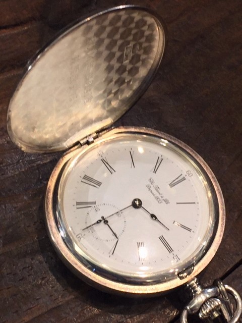 時計修理事例・Tissot{ティソ}・懐中時計・手巻き・銀無垢・1990~2000 