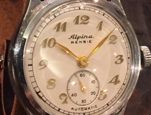 新入荷情報・ALPINA｛アルピナ}バンパー式自動巻き・1950年代製