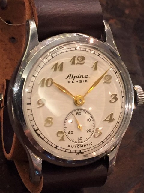 新入荷情報・ALPINA｛アルピナ}バンパー式自動巻き・1950年代製 | 福岡