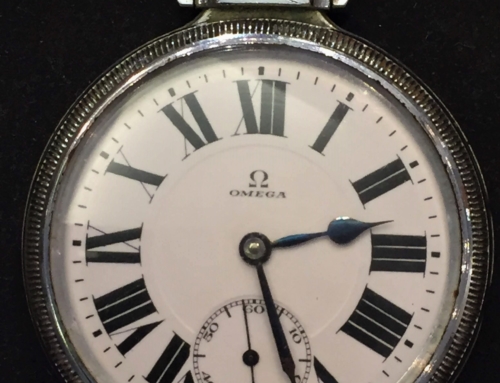 時計修理事例・オメガ懐中時計・手巻き・スモールセコンド・16サイズ・1920年代製