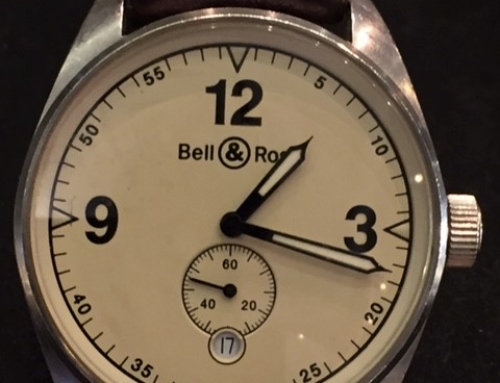 時計修理事例・ベル＆ロス・スモールセコンド・自動巻き・2000年代製